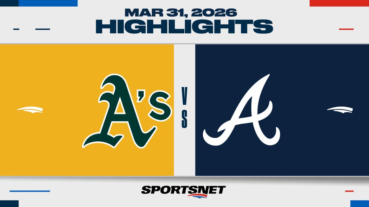 MLB Highlights: Athletics 5, Braves 2