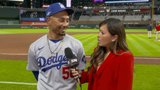 ‘I’m glad he’s a Dodger’: Betts on Yamamoto’s strong outing vs. Braves