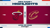 NBA Game 1 Highlights: Cavaliers 121, Heat 100