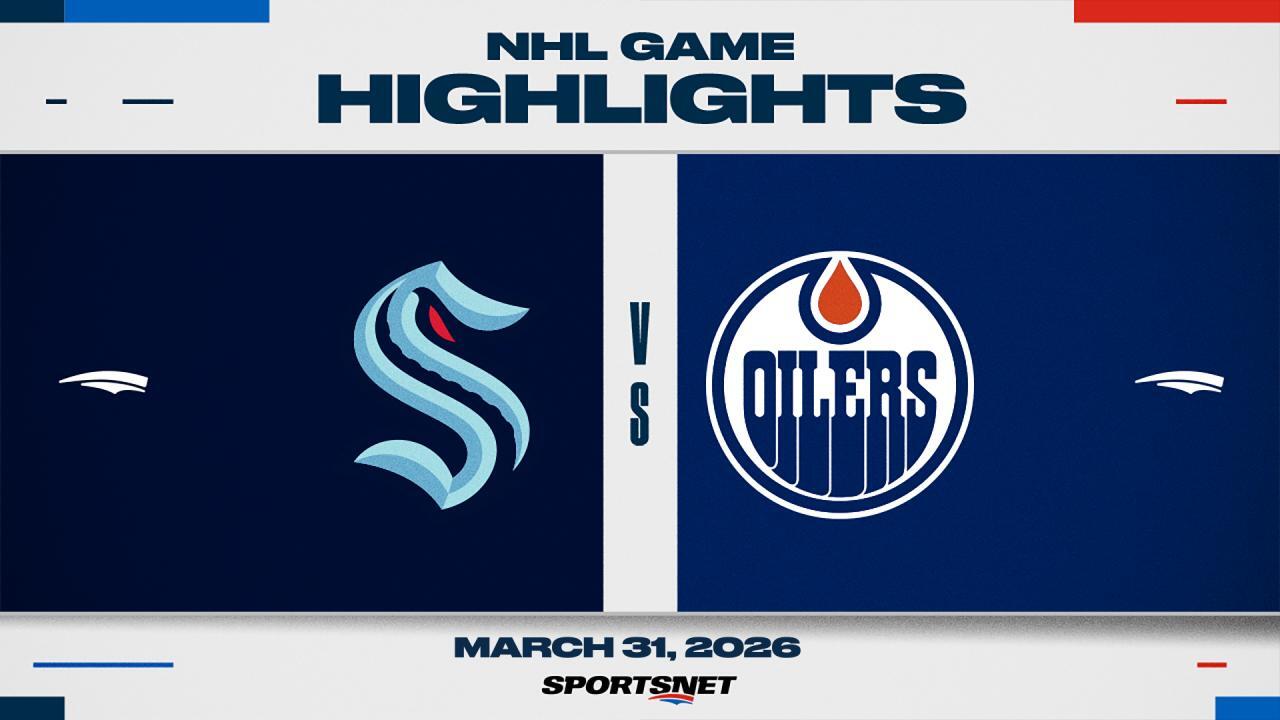 NHL Highlights: Oilers 3, Kraken 0