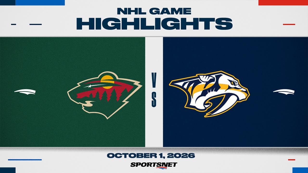 NHL Highlights: Wild 3, Predators 1