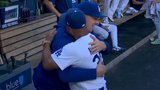Skubal joins Dodgers dugout after blockbuster trade