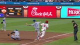 Blue Jays’ Rogers makes heads-up play at first to secure win over Phillies