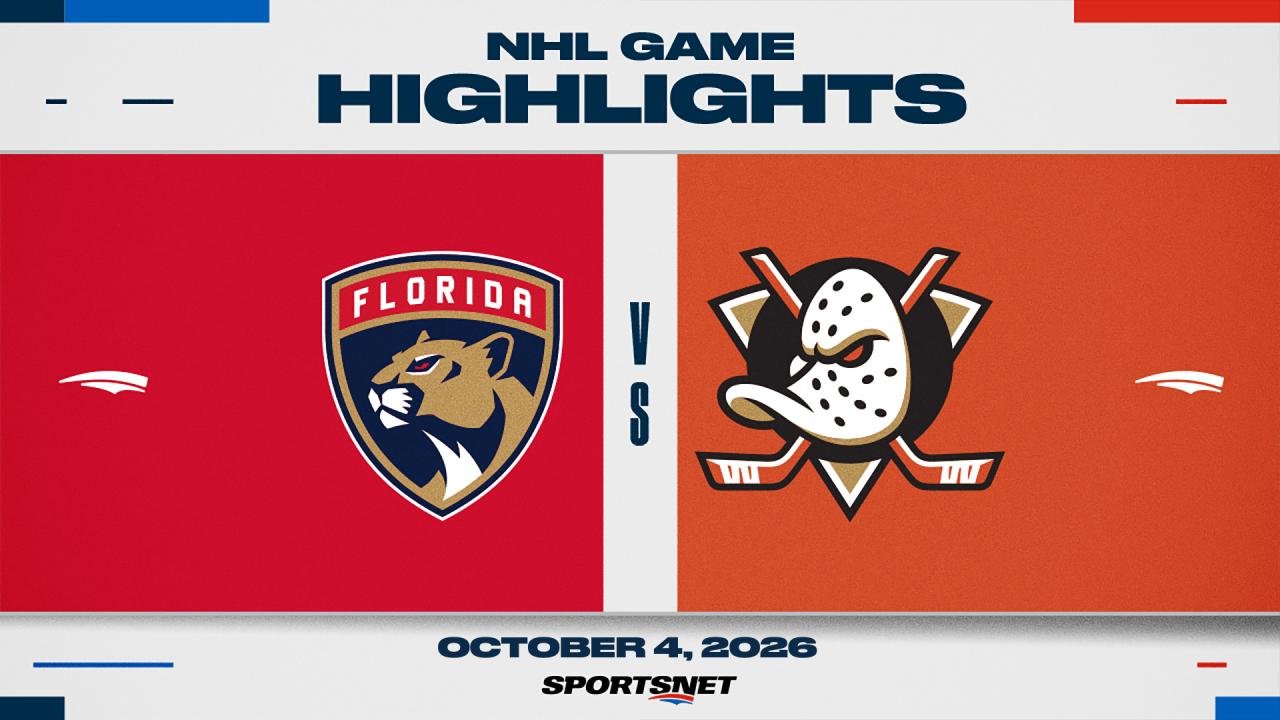 NHL Highlights: Ducks 3, Panthers 2 (OT)