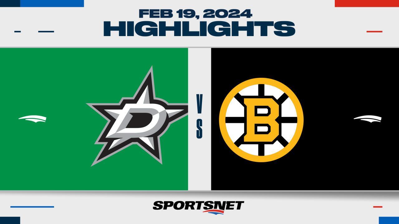 NHL Highlights: Bruins 4, Stars 3 (SO)