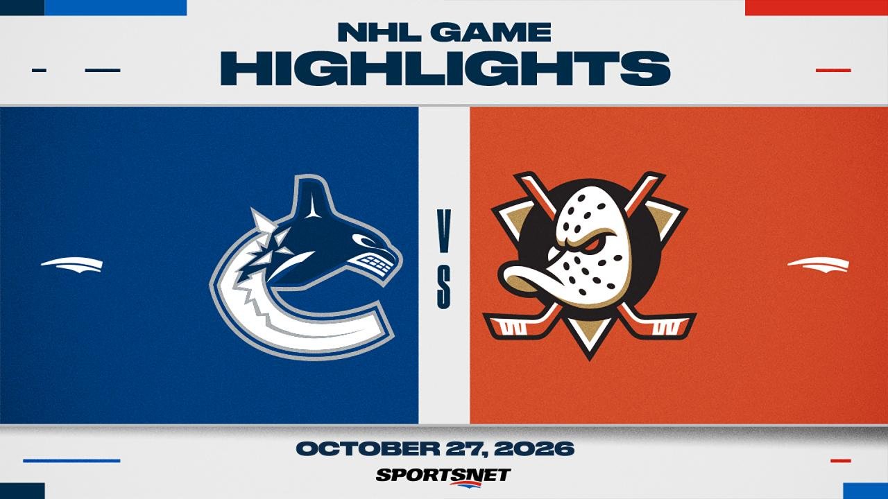 NHL Highlights: Canucks 6, Ducks 5 (OT)