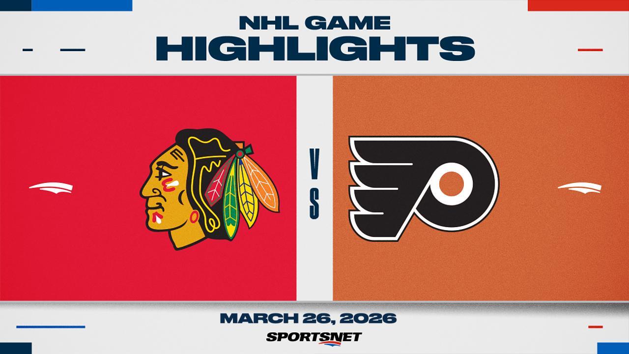 NHL Highlights: Flyers 5, Blackhawks 1