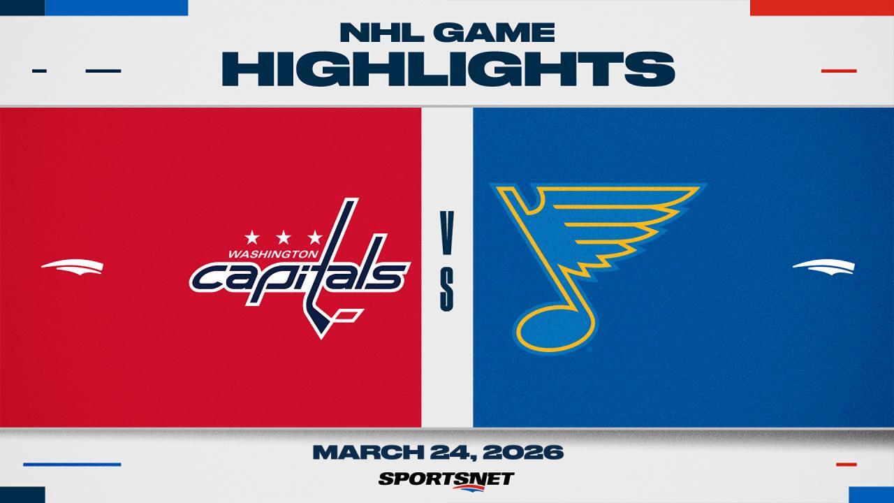 NHL Highlights: Blues 3, Capitals 0