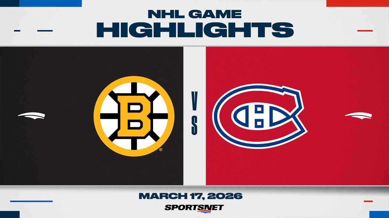 NHL Highlights: Canadiens 3, Bruins 2 (OT)