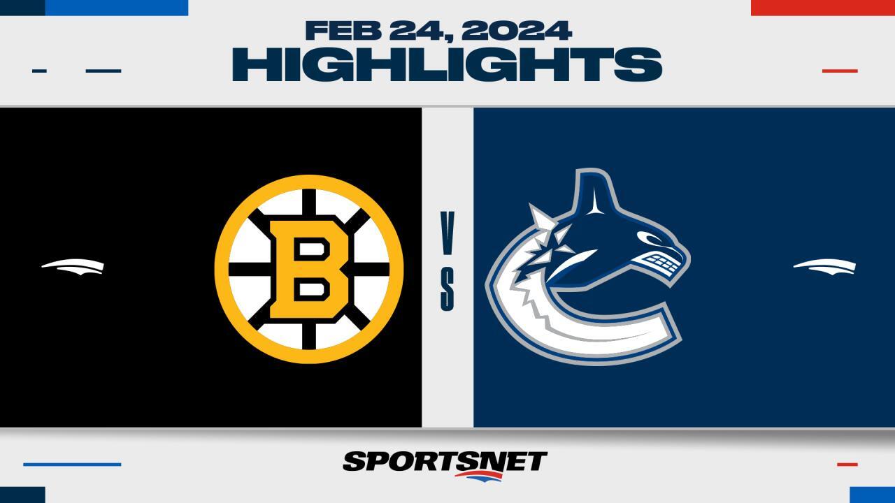 NHL Highlights: Canucks 3, Bruins 2 (OT)