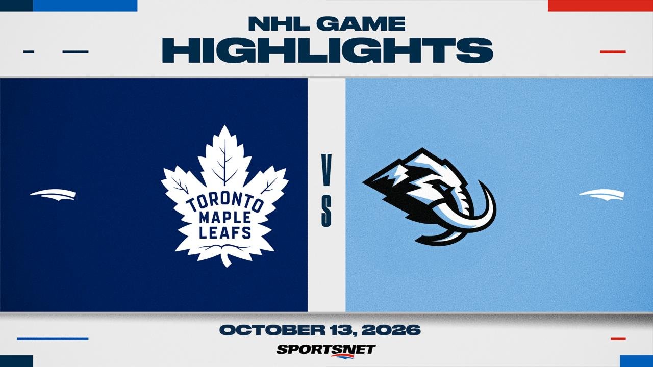 NHL Highlights: Mammoth 5, Maple Leafs 4
