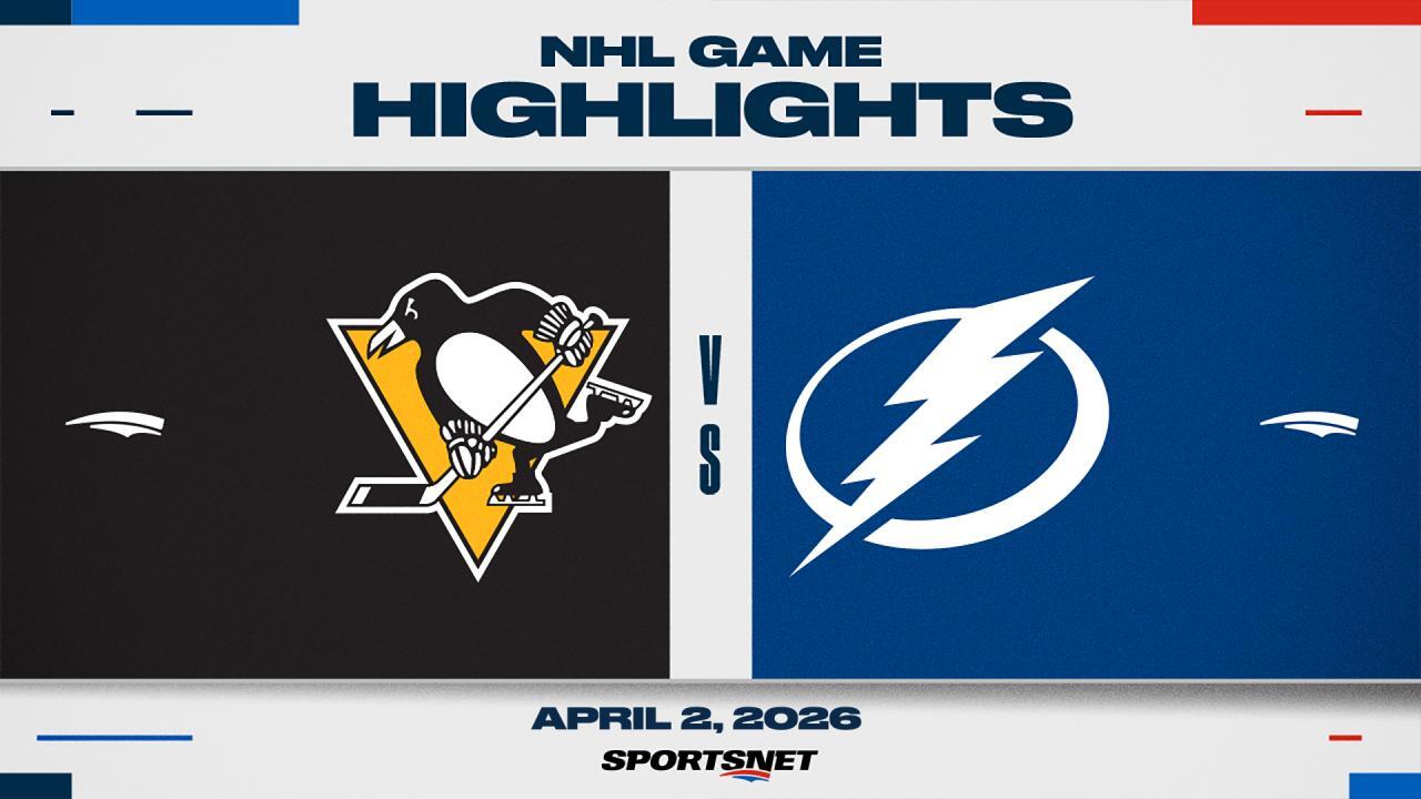 NHL Highlights: Lightning 6, Penguins 3