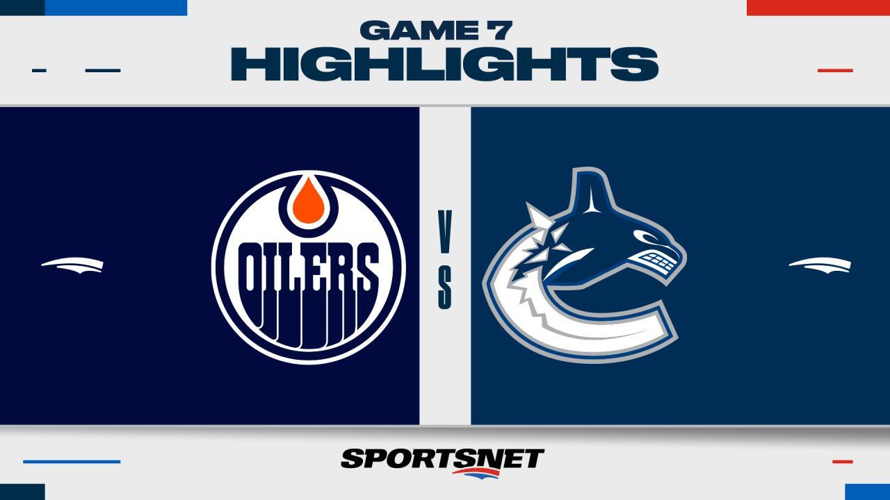 NHL Game 7 Highlights: Oilers 3, Canucks 2
