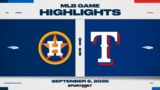 MLB Highlights: Astros 11, Rangers 0