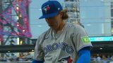 Blue Jays’ Dallas fans Braves’ Leon for first career strikeout