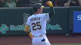 Athletics’ Rooker smashes three-run homer to walk off Astros