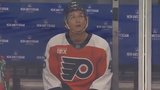 Flyers’ Zegras receives minor penalty for improperly wearing equipment