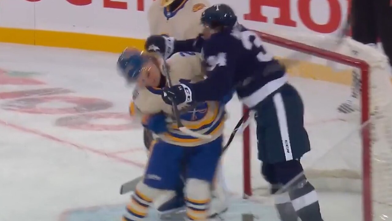 Auston Matthews facing suspension after cross check to the head of Rasmus  Dahlin. - HockeyFeed