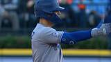 Blue Jays’ Gimenez drives in two runs with double along first base line