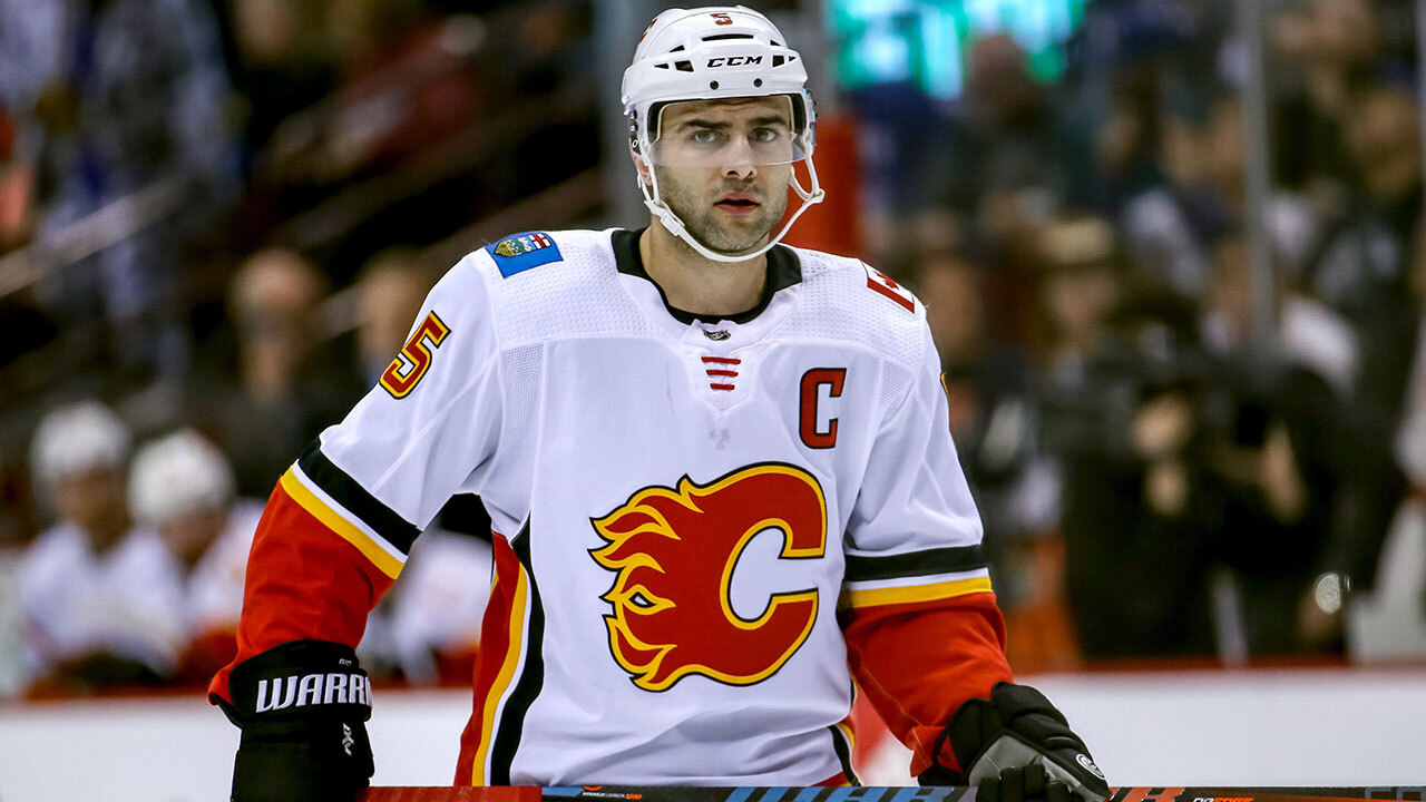 Ex-Flames captain Giordano scores in return to Calgary in Kraken jersey 