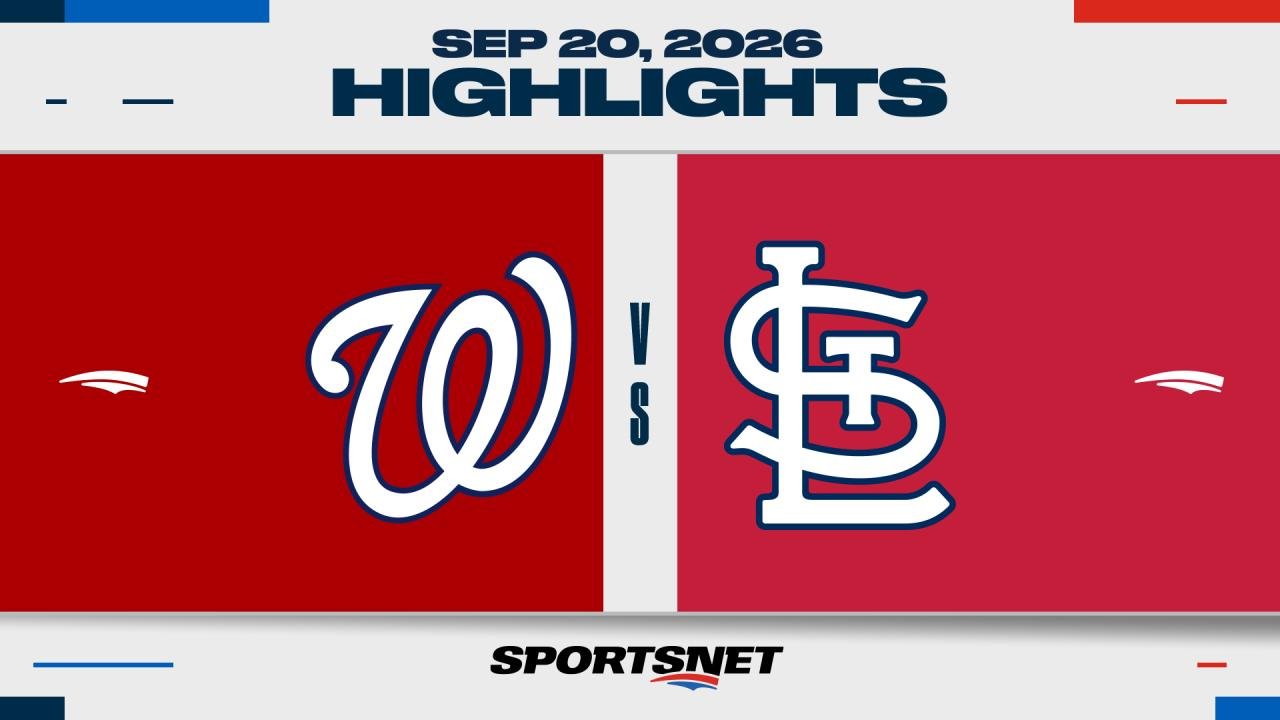 MLB Highlights: Cardinals 5, Nationals 3