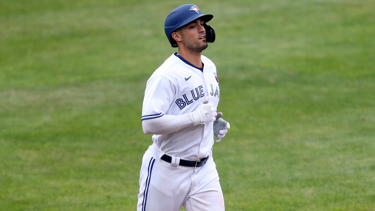 After seven innings off to 'relax the mind,' Blue Jays' Randal Grichuk  delivers a long double and earns a hero's welcome - The Athletic