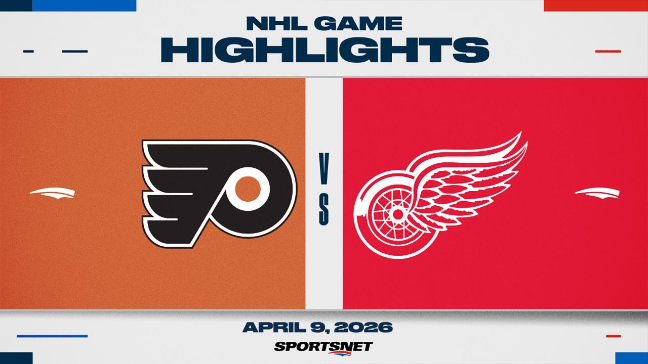 NHL Highlights: Red Wings 6, Flyers 3