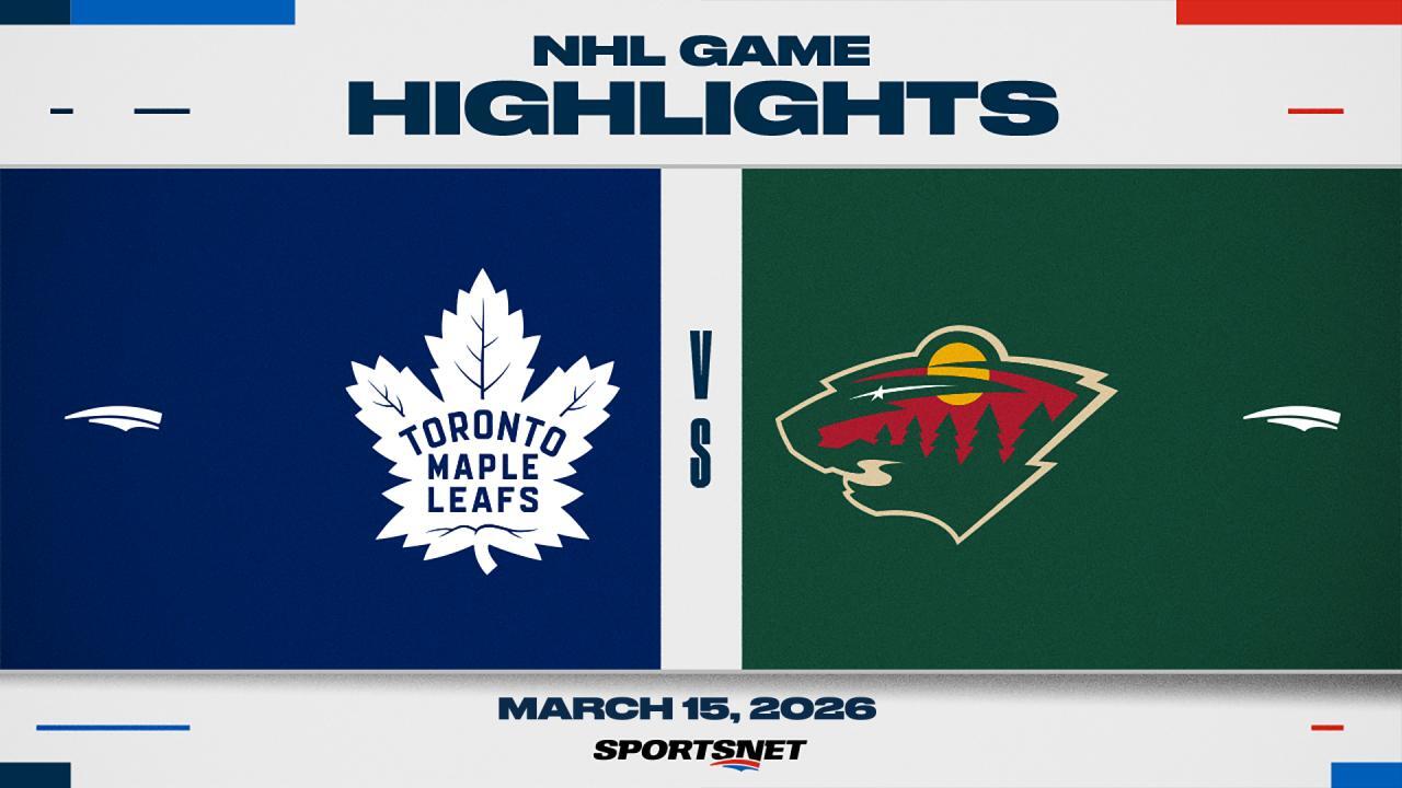 NHL Highlights: Maple Leafs 4, Wild 2