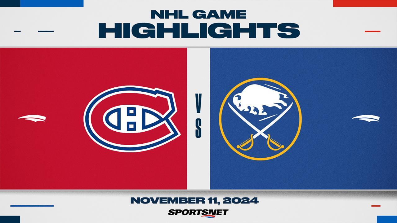 NHL Highlights: Canadiens 7, Sabres 5