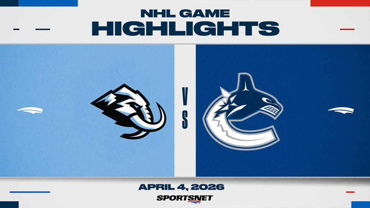 NHL Highlights: Mammoth 7, Canucks 4