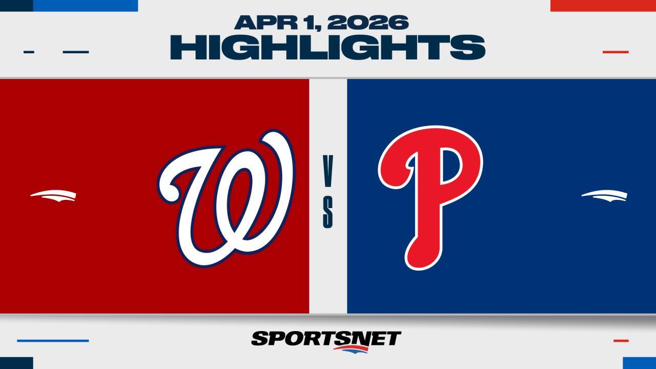 MLB Highlights: Phillies 6, Nationals 5 (F/10)
