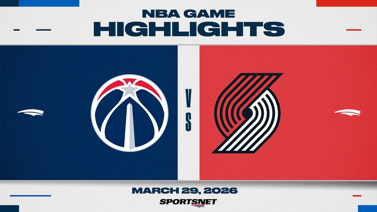 NBA Highlights: Trail Blazers 123, Wizards 88