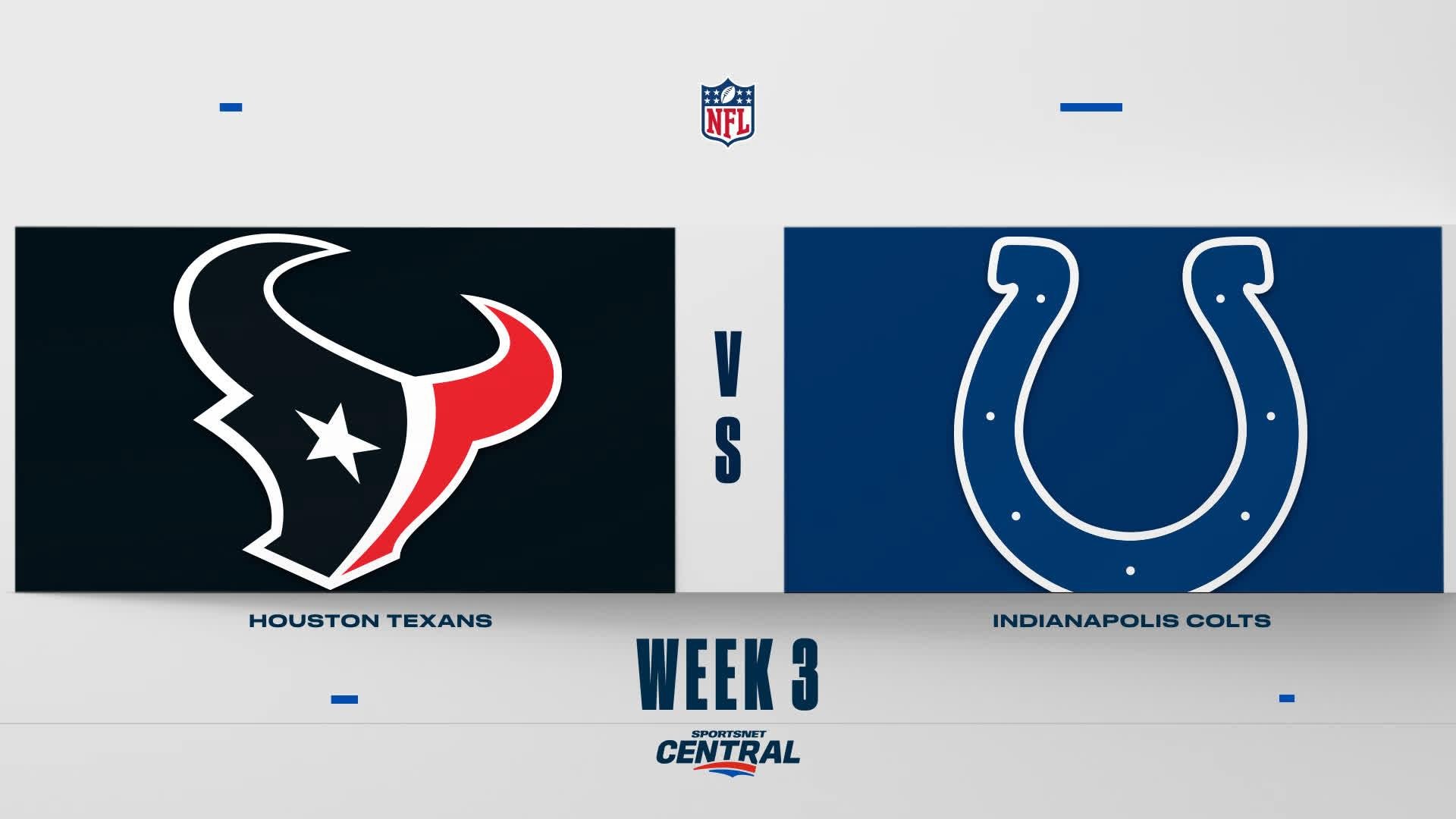 NFL Highlights: Colts 19, Texans 17