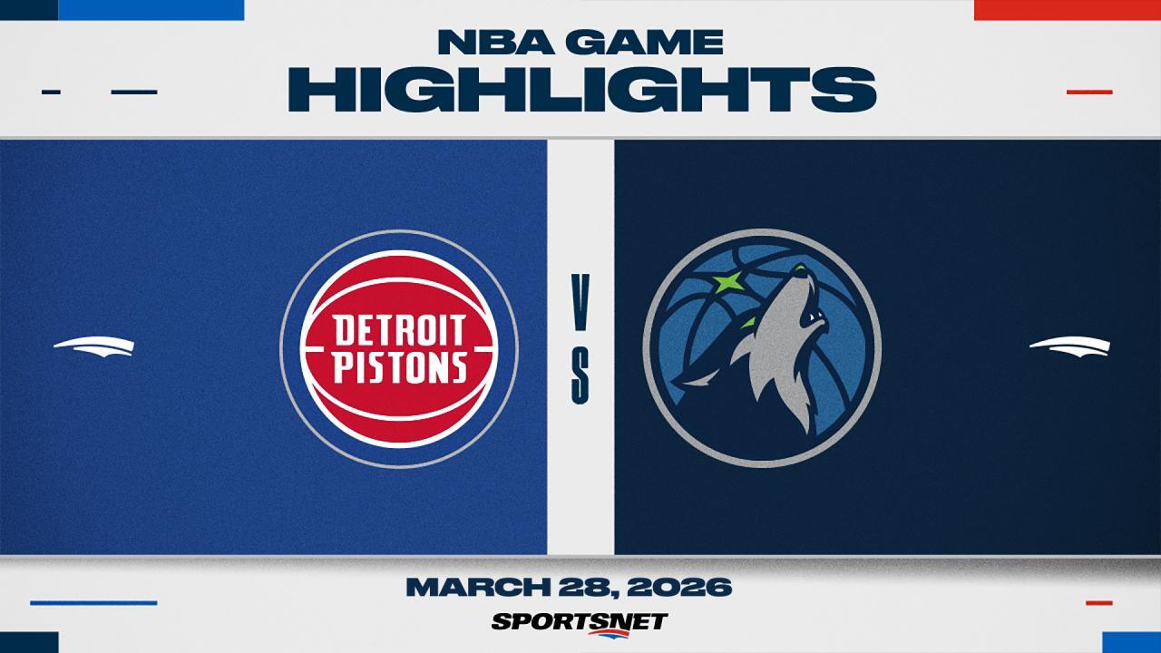 NBA Highlights: Pistons 109, Timberwolves 87