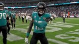 Jaguars’ Hunter hauls in first TD of season then picks off Stroud in end zone
