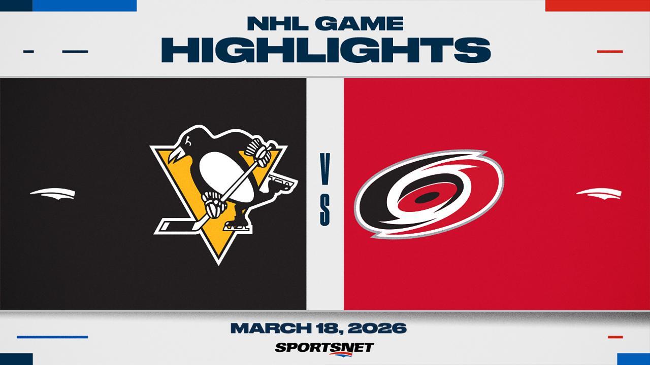 NHL Highlights: Hurricanes 6, Penguins 5 (OT)