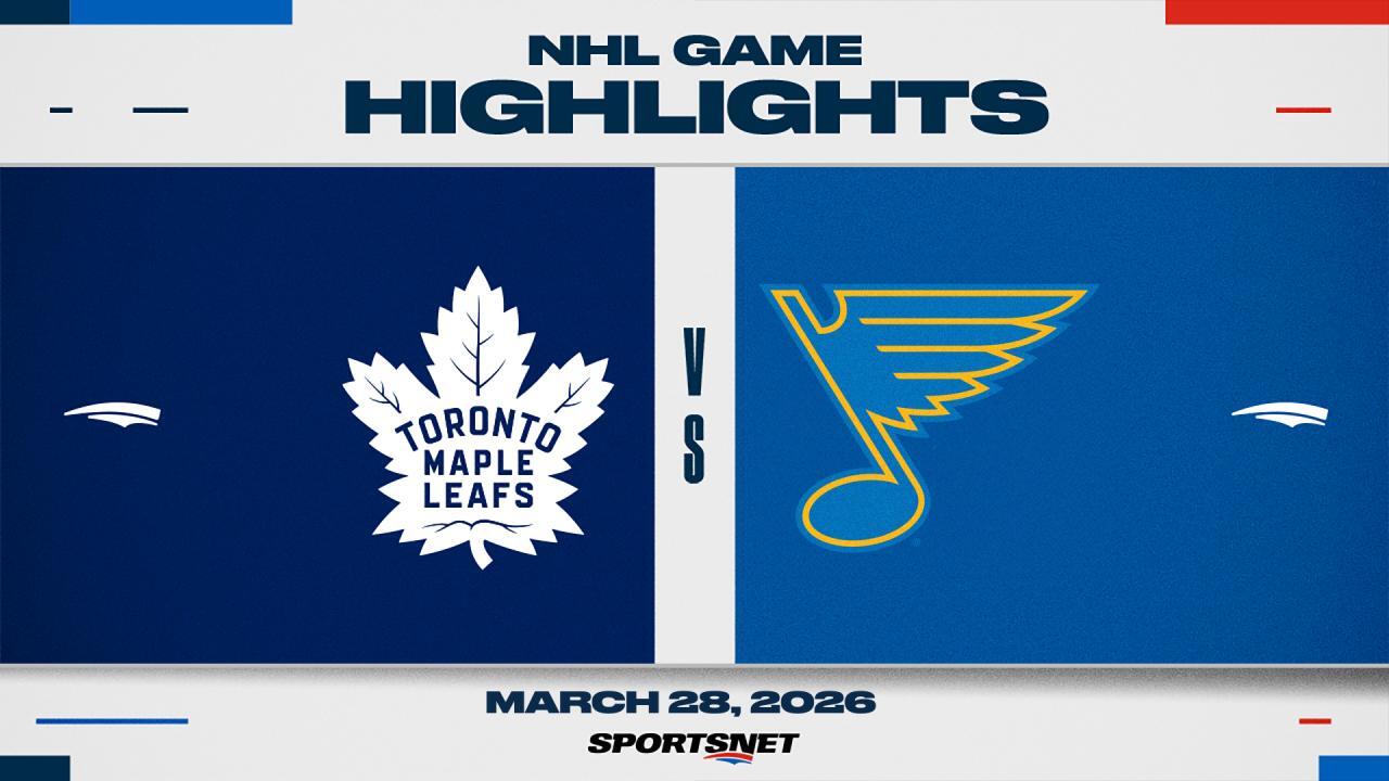 NHL Highlights: Blues 5, Maple Leafs 1