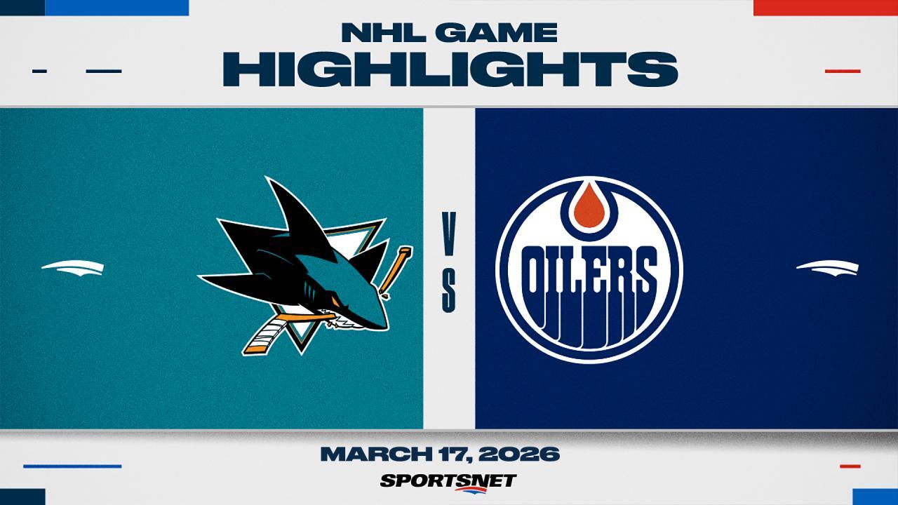 NHL Highlights: Oilers 5, Sharks 3