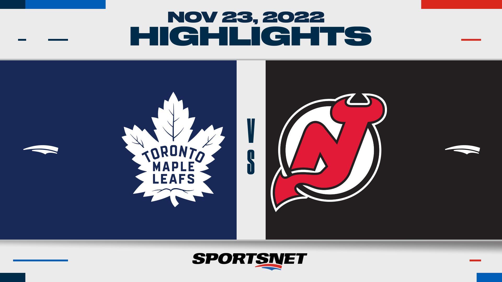 Toronto Maple Leafs vs. New Jersey Devils