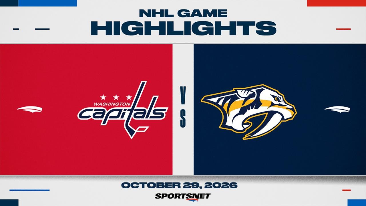NHL Highlights: Capitals 4, Predators 3