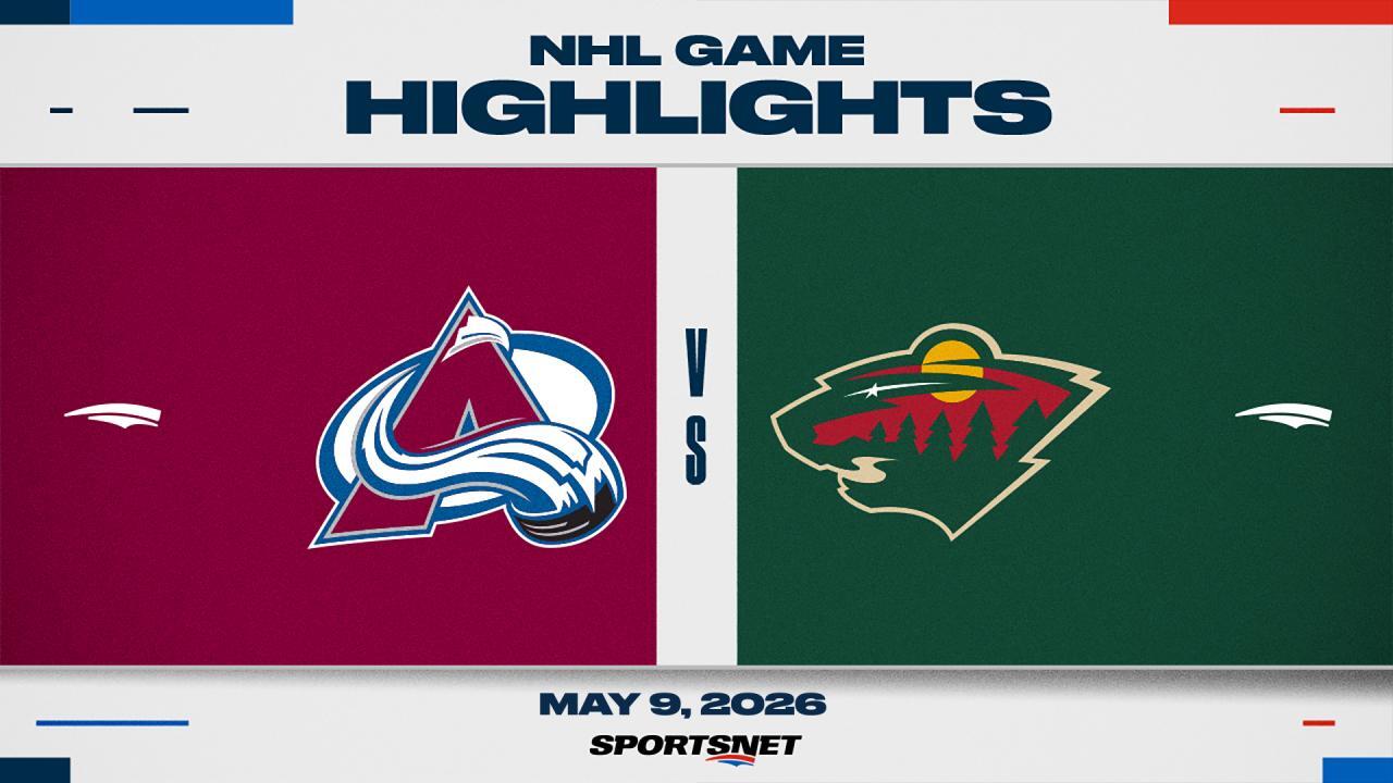 NHL Game 3 Highlights: Wild 5, Avalanche 1