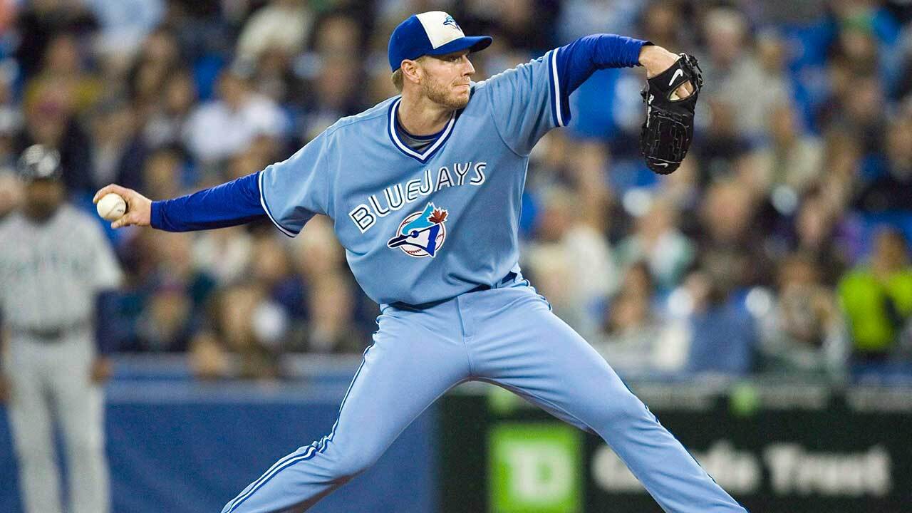 Mike Wilner on X: It's Kevin Gausman split jersey day and the man himself  is signing some for his adoring public. #Bluejays   / X