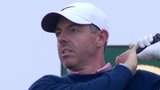 Rory McIlroy hits one fat off the tee in rare mortal moment