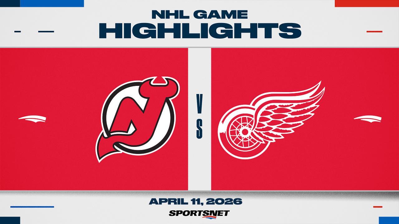 NHL Highlights: Devils 5, Red Wings 3