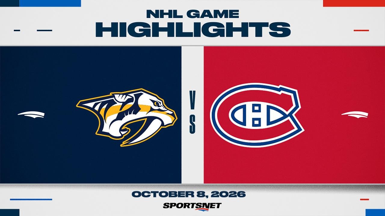 NHL Highlights: Predators 5, Canadiens 2
