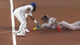 Kirk picks off Red Sox’s Rafaela trying to go first-to-third on wild pitch