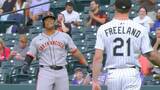 Devers home run trot turns into bench-clearing brawl vs. Rockies