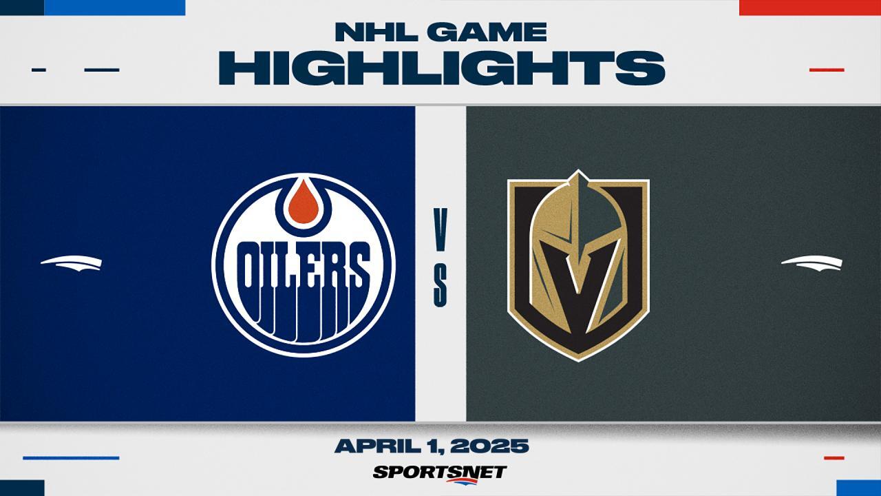 NHL Highlights: Oilers 3, Golden Knights 2
