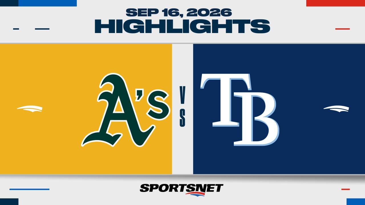 MLB Highlights: Rays 4, Athletics 3