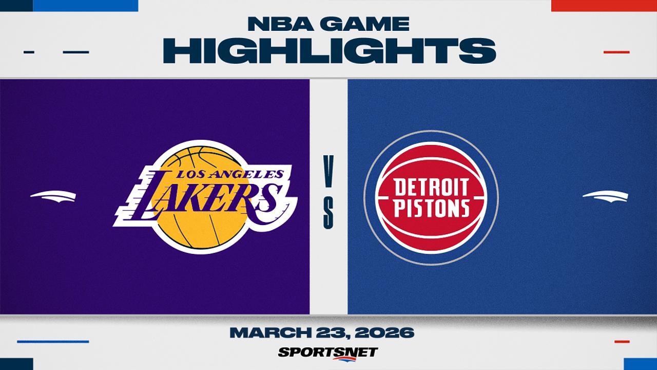 NBA Highlights: Pistons 113, Lakers 110